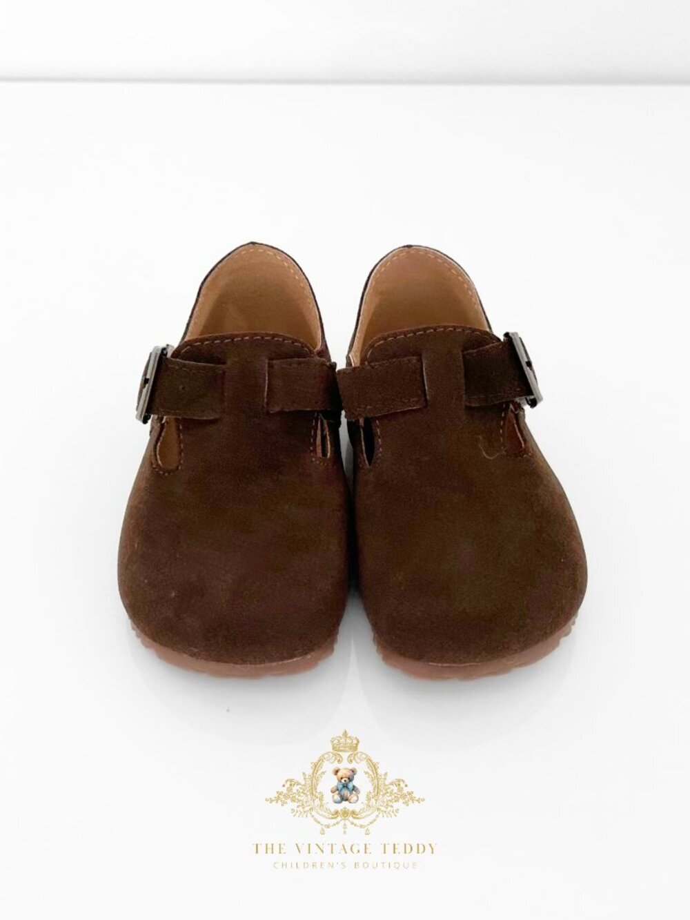 NWT Cute & Comfy Boys Shoes, Kids Shoes, Children's Shoes, Chocolate Brown 6.5 - Picture 3 of 3